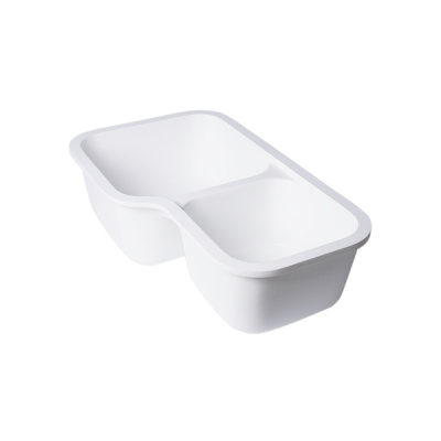 cuisine avec évier blanc