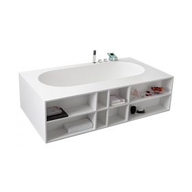 baignoire en résine de pierre