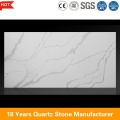 Pierre de quartz calacatta blanche polie de 20 mm pour la décoration de la maison et de la cuisine 